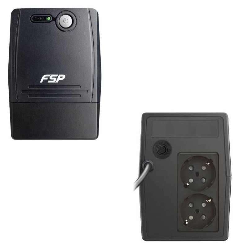 Fortron Source UPS FP 800VA/480W, Line-interactive, 2×Schuko, 1×9Ah