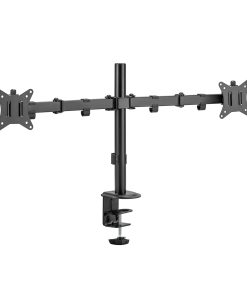 BIT FORCE nagibno-okretni stolni nosač za 2 17“- 32“ monitora, do 9kg (po monitoru) (BRACKET DMM-32-2M)