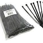 NaviaTec cable tie black 200 x 3.6, 100pcs