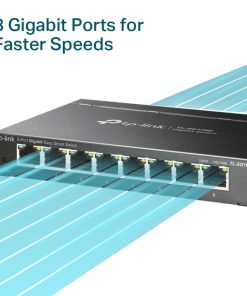 TP-Link 8-port Gigabit Easy Smart preklopnik (Switch), 8×10/100/1000M RJ45 ports, metalno kućište