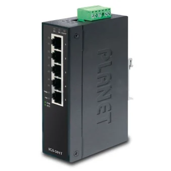 Planet Industrial 5P Gigabit Industrial Switch w wide operating Temp