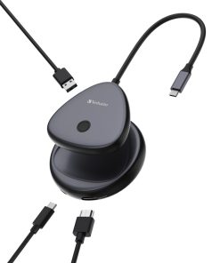 Verbatim Share My Screen USB-C Wireless Display Adapter 4K with Hub WDA-02