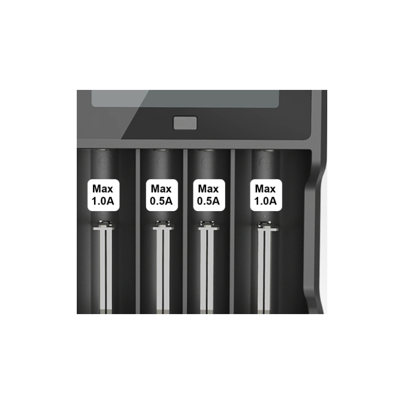 XTAR VC4 Li-Ion/Ni-Mh punjač AA/AAA baterija, LCD zaslon, USB