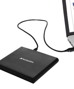 Verbatim Slimline CD/DVD vanjski snimač, M-Disc kompatibilan, USB2.0, crni