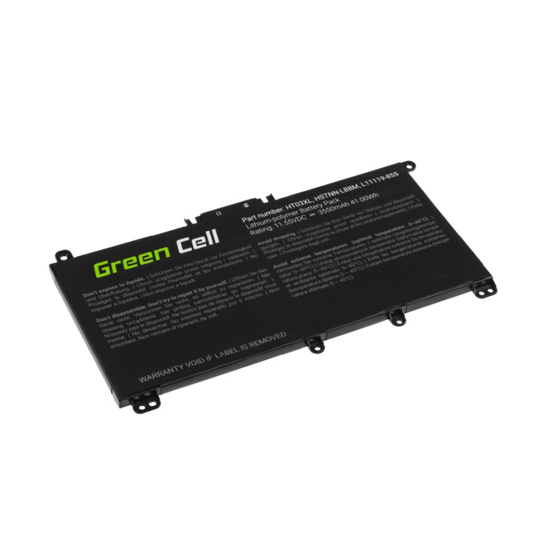 Green Cell (HP163) baterija 3550 mAh,11.55V HT03XL do HP 240 G7 245 G7 250 G7 255 G7, HP 14 15 17, HP Pavilion 14 15