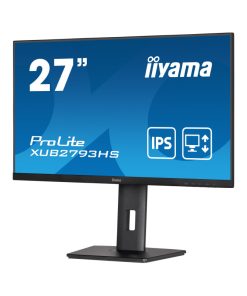 IIYAMA 27" XUB2793HS-B7 FHD (1920x1080) IPS, Pivot, 100Hz, 1ms, 16:9, 300 cd/m2, 1000:1, HDMI/DP, zvučnici, crni