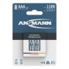Ansmann NiMH Rechargeable battery AAA HR03 type 1100 (min. 1050 mAh) 4 pcs. blister packaging