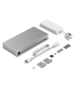 Ubiquiti UniFi 16-port Layer 3 Switch, 12×GbE PoE+, 4×2.5GbE PoE++, 2×10G SFP+, Rackmount (USW-Pro-Max-16-PoE)