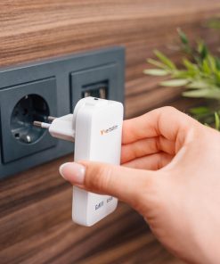 Verbatim Essentials Slim GaN zidni punjač 65 W, 2xUSB-C PD3.0, bijeli