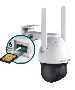TP-Link VIGI C540-4G Full-Color kamera 2K 4MP Pan/Tilt, H.265+, Night vision, microSD, dvosmjerni audio, detekcija pokreta, vodootporna IP66, VIGI app