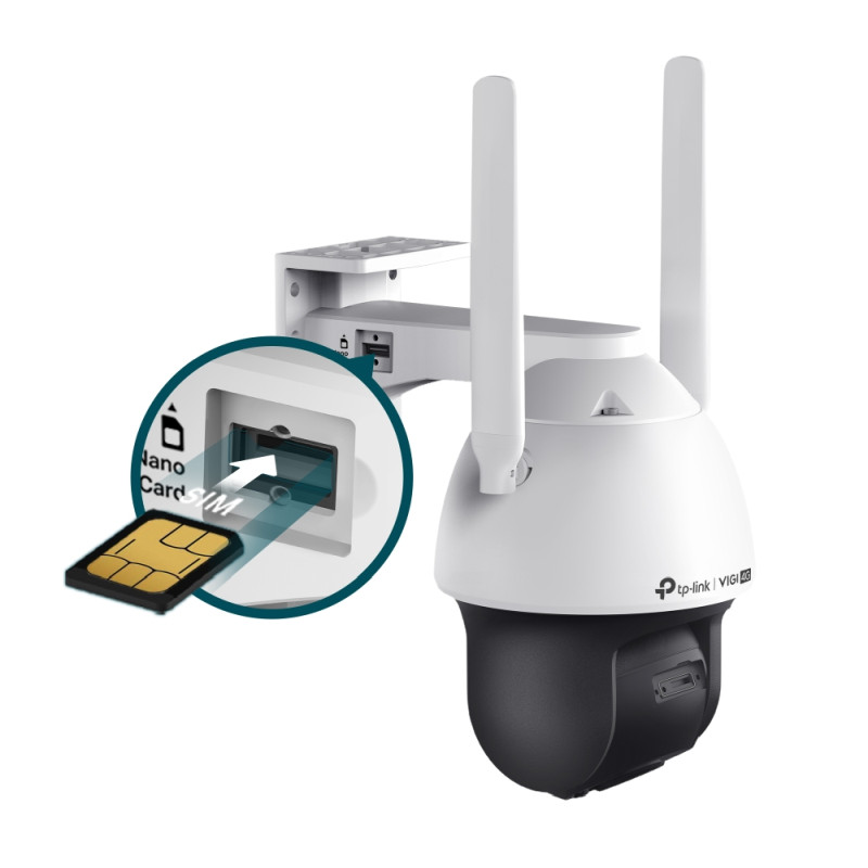 TP-Link VIGI C540-4G Full-Color kamera 2K 4MP Pan/Tilt, H.265+, Night vision, microSD, dvosmjerni audio, detekcija pokreta, vodootporna IP66, VIGI app