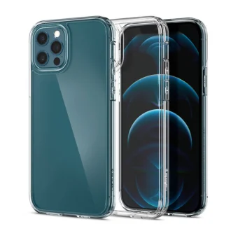 Spigen Ultra Hybrid, zaštitna maska za telefon, prozirna - iPhone 12/Pro