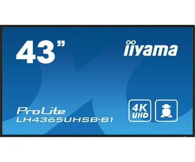 IIYAMA 43" LH4365UHSB-B1 4K UHD (3840x2160) IPS Signage 24/7, 800 cd/m2, 1200:1, Android OS, E-Share, iiSignage2