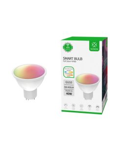 WOOX WiFi Smart LED Spot RGB+CCT žarulja GU10, 5.5W, 400lm, 2700-6500K, WooxHome app, glasovna kontrola - Alexa & Google Assistant (R9076)