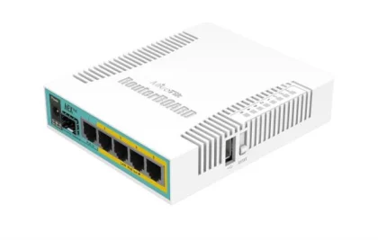 MikroTik (RB960PGS) 5-port Gigabit PoE Router 1x SFP