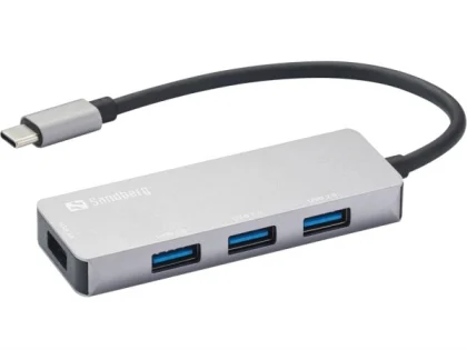 Sandberg USB-C Hub 1xUSB3.0 3x2.0 SAVER