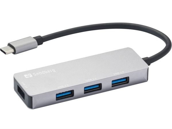 Sandberg USB-C Hub 1xUSB3.0 3x2.0 SAVER