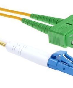 NFO Patch cord, LC UPC-SC APC, Singlemode 9 125, G.657A2, Duplex, 5m