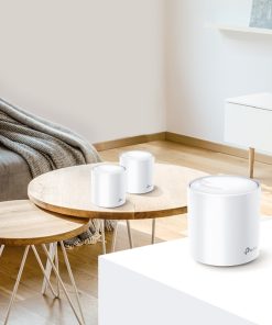 TP-Link AX5400 Deco X60 (2-pack), Dual-Band Mesh Wi-Fi 6, 574Mbps/2402Mbps (2.4GHz/5GHz), 802.11ax/ac/n/a/b/g, 2×G-LAN, Deco App