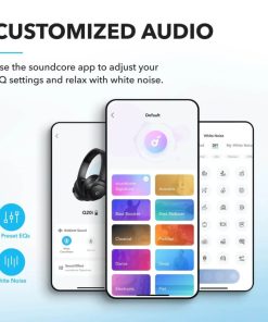 Anker Soundcore Q20i naglavne bežične Bluetooth 5, slušalice s mikrofonom, 60h, EQ, crne A3004G11