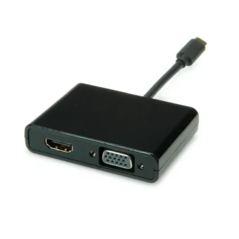 STANDARD USB-C - VGA/HDMI (M/F) adapter