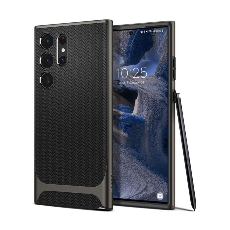Spigen Neo Hybrid, zaštitna maska za telefon, gunmetal - Samsung Galaxy S23 Ultra (ACS05627)