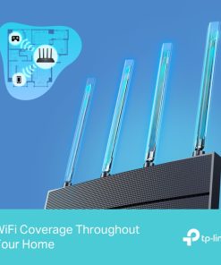 TP-Link AX1500 Archer AX12 bežični usmjerivač (Wi-Fi 6) 300 Mbps/1201 Mbps (2.4GHz/5GHz) 802.11ax/a/b/g/n/ac, 3x G-LAN, 1x G-WAN, 4 antene, bežični