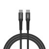 Verbatim Sync & Charge Magnetic kabel USB-C na USB-C, M/M, 100W PD3.0/QC3.0, crni, 1.2m