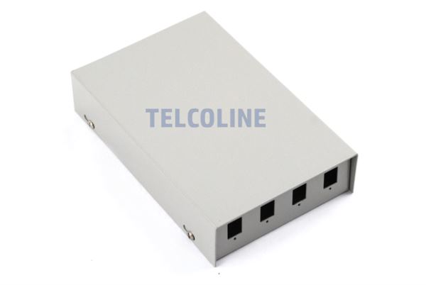 NFO Patch Panel Wall Mounted, 4x SC Simplex LC Duplex