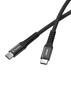Verbatim Sync & Charge Magnetic kabel USB-C na USB-C, M/M, 100W PD3.0/QC3.0, crni, 1.2m