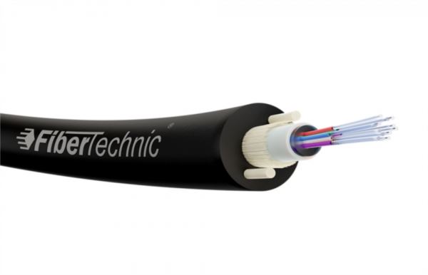 NFO Fiber optic cable Fibertechnic ADSS Z-XOTKtcdDb, 4F, G.652D, 1,2kN, Span 80m, 1m