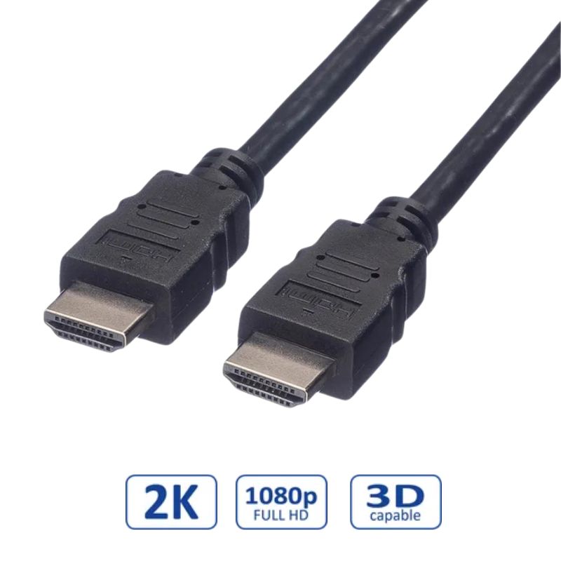 Roline HDMI kabel sa mrežom, HDMI M - HDMI M, 15m