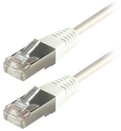 Transmedia S-FTP Cat5E Patch Cable, 15m, White