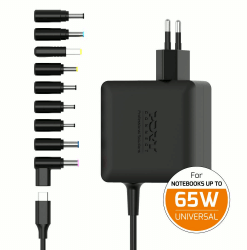 Port punjač 65W GaN2 USB-C univerzalni,9 nastavaka
