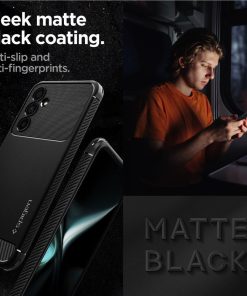 Spigen Rugged Armor, zaštitna maska za telefon, crna - Samsung Galaxy A54 5G (ACS05888)