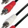 Transmedia RCA Stereo Kabel 5,0m