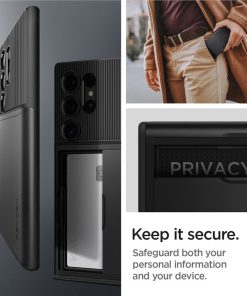 Spigen Slim Armor CS, black zaštitna maska za telefon - Samsung Galaxy S24 Ultra (ACS07306)