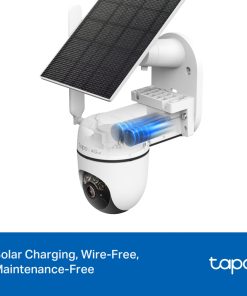TP-Link Tapo C615G kamera + Tapo A201 Solar panel 2K 3MP, 4G LTE, Color Night Vision, microSD, 2×Spotlights, dvosmjerni audio, detekcija pokreta, vodootporna IP65, Wi-Fi, Tapo app