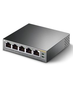 TP-Link 5-port Gigabit PoE+ preklopnik (Switch) 5×10/100/1000M RJ45 ports, 1×PoE++ In, 4xPoE+ Out ports, metalno kućište