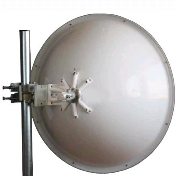 Jirous 5Ghz Dual Polarized 32dBi Dish Antena 2x N-female