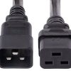 NaviaTec Power Cable - IEC C19 to IEC C20, black, 1m