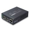 Planet 1GbE RJ45 to 2-Port dual speed 100mbps 1G SFP Open Slot) Switch Redundant Media Converter