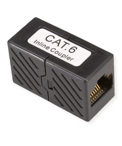 Roline UTP RJ45 modularna spojnica Cat.6/Class E, plastična, crna