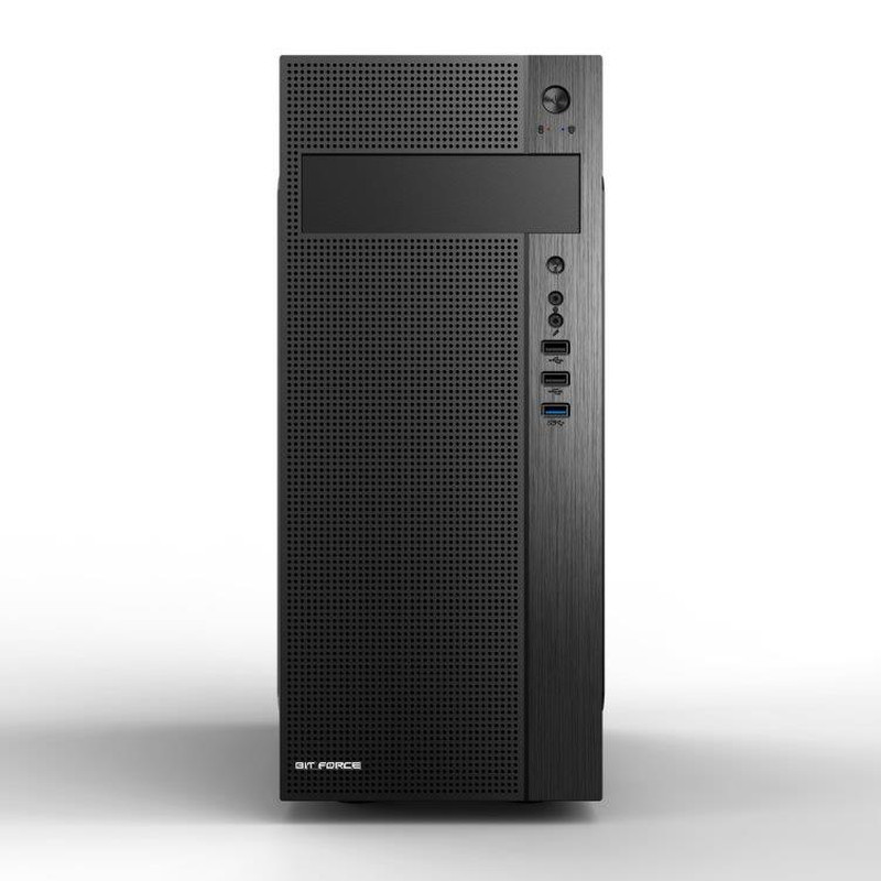 Bit Force STRIKE BS-3 Midi Tower ATX kućište bez napajanja, crno