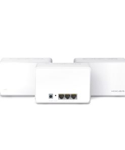 Mercusys Halo H80X(3-Pack) AX3000 Whole Home Mesh WiFi 6, Dual-Band 574Mbps/2402Mbps (2.4GHz/5GHz), 802.11ax/n/b/g 2.4 GHz - 802.11ax/ac/n/a 5 GHz, 3×G-LAN, Mercusys app