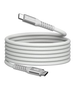 Verbatim Sync & Charge Magnetic kabel USB-C na USB-C, M/M, 60W PD3.0/QC3.0, sivi, 1.2m