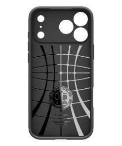Spigen Liquid Air, matte black - iPhone 17 Pro