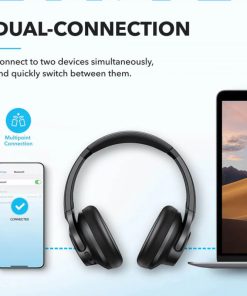 Anker Soundcore Q20i naglavne bežične Bluetooth 5, slušalice s mikrofonom, 60h, EQ, crne A3004G11