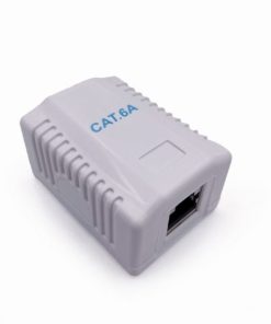 Gembird CAT6A FTP single port surface mount box