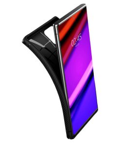 Spigen Rugged Armor, zaštitna maska za telefon, mat crna - Samsung Galaxy S22 Ultra (ACS03914)